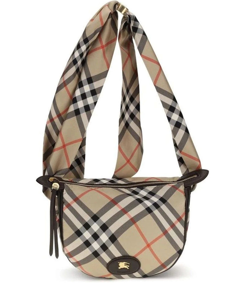 Burberry Shoulder Bag in beige, Silk