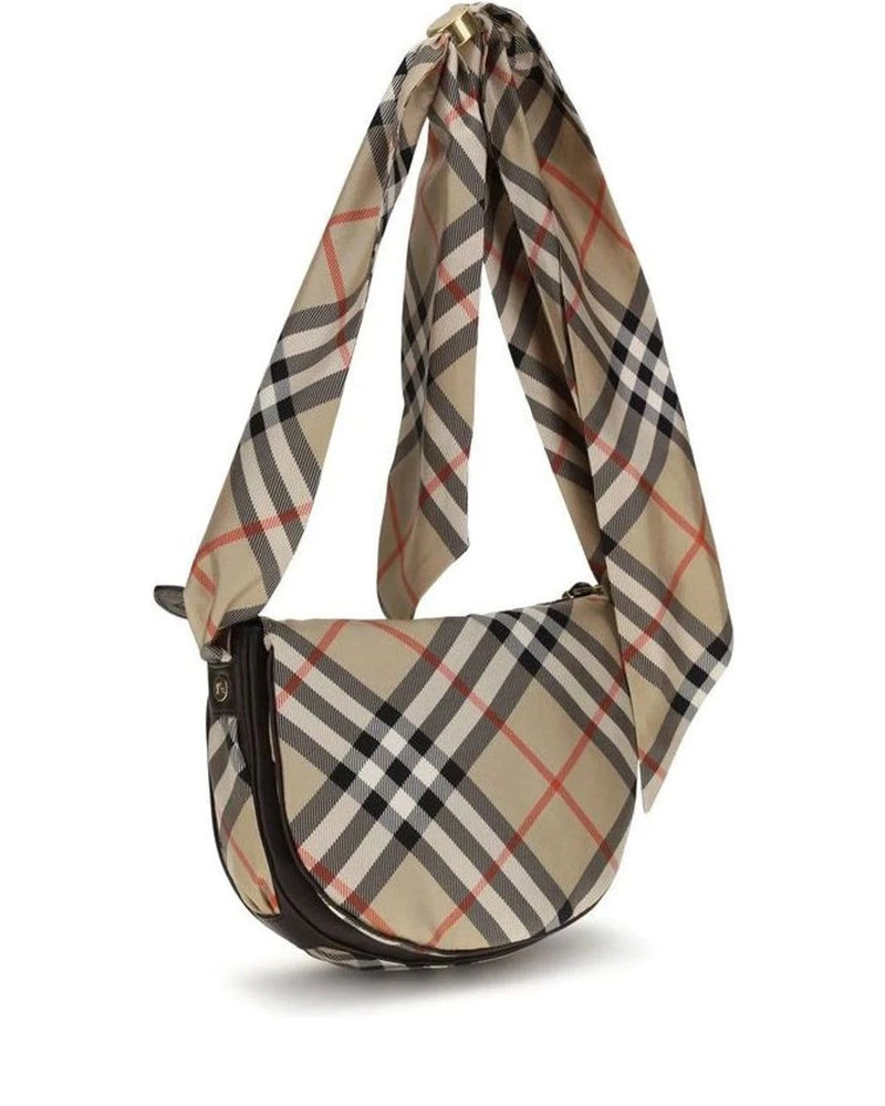 Burberry Shoulder Bag in beige, Silk — view 3