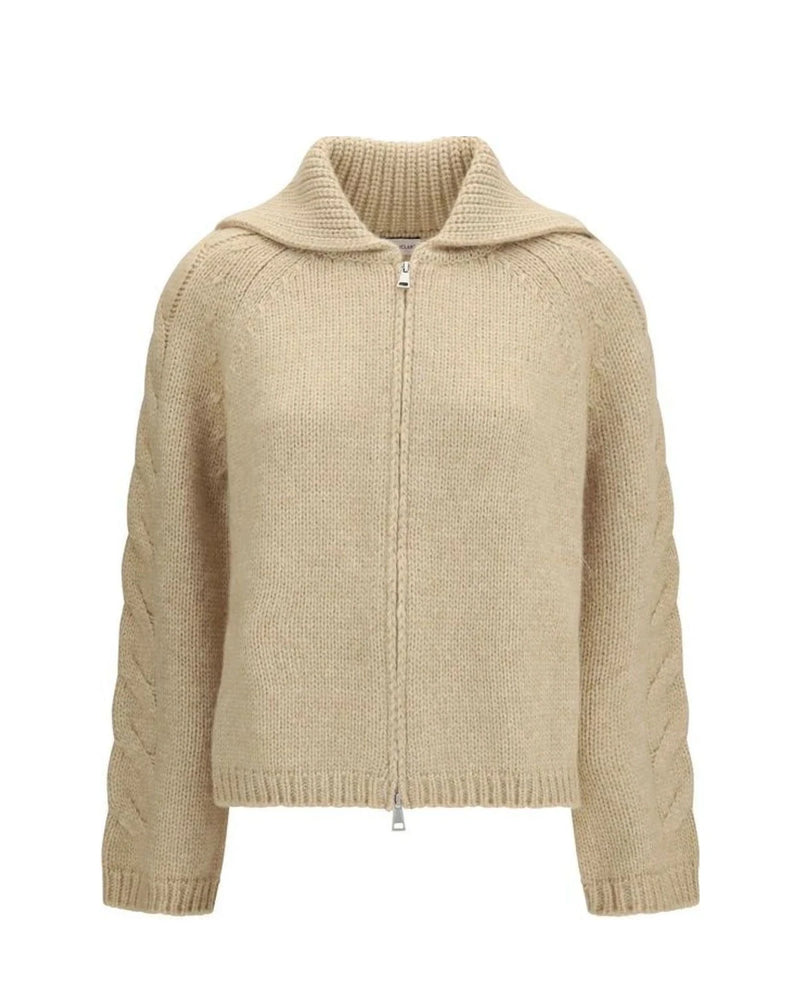 Moncler Cardigan in beige, Alpaca Vicugna