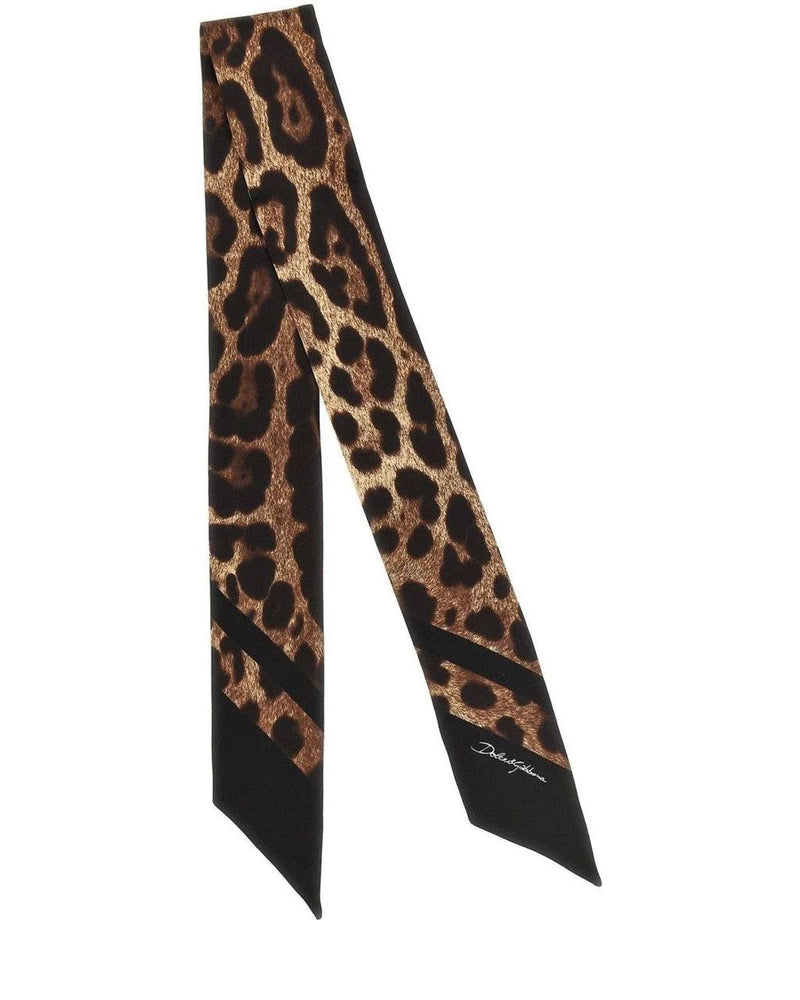 Dolce & Gabbana Durags & Hair Wrap in brown, Silk
