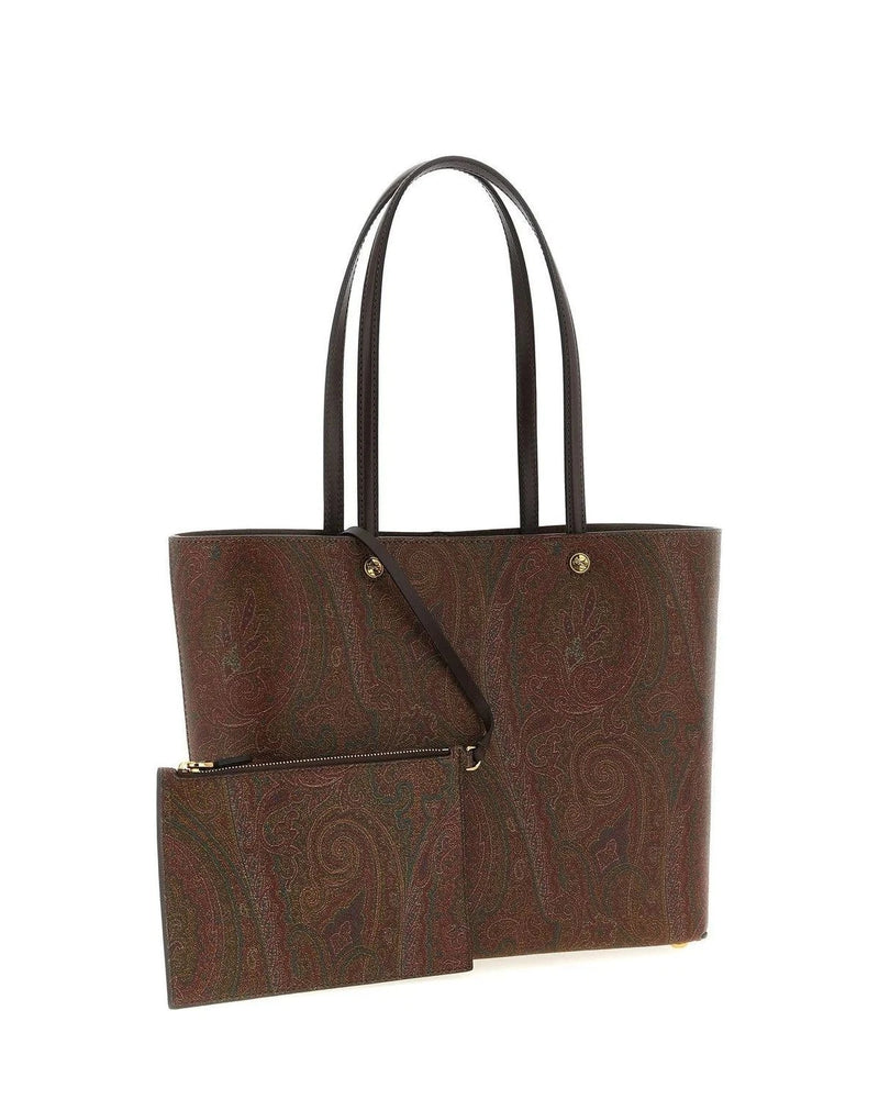 Etro Tote Bag in brown, Cotton — view 3
