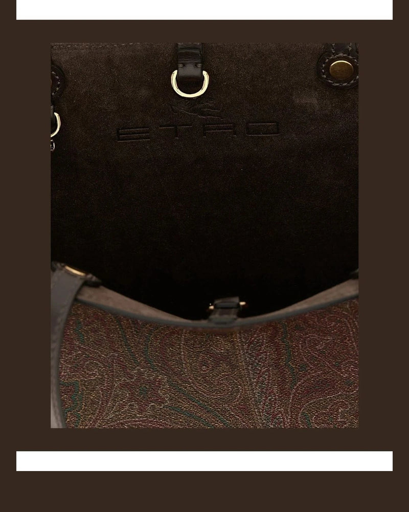 Etro Tote Bag in brown, Cotton — view 4