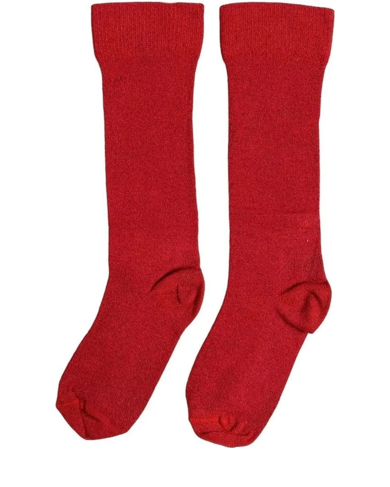 Dolce & Gabbana Crew Sock in red, Viscose — view 2