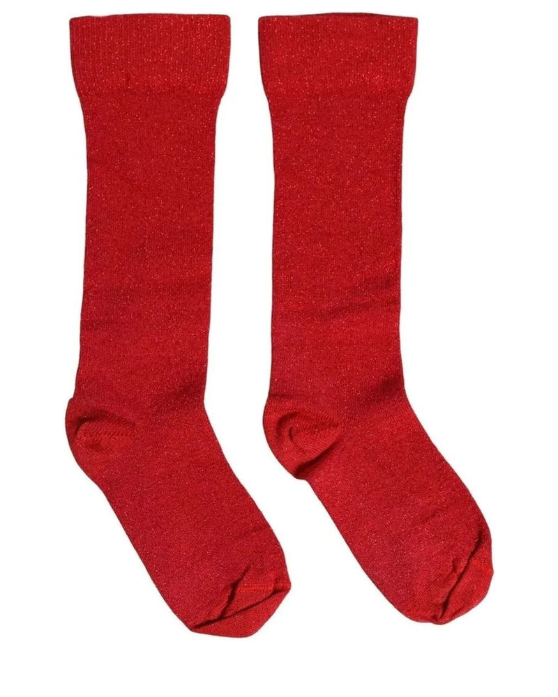 Dolce & Gabbana Crew Sock in red, Viscose — view 3