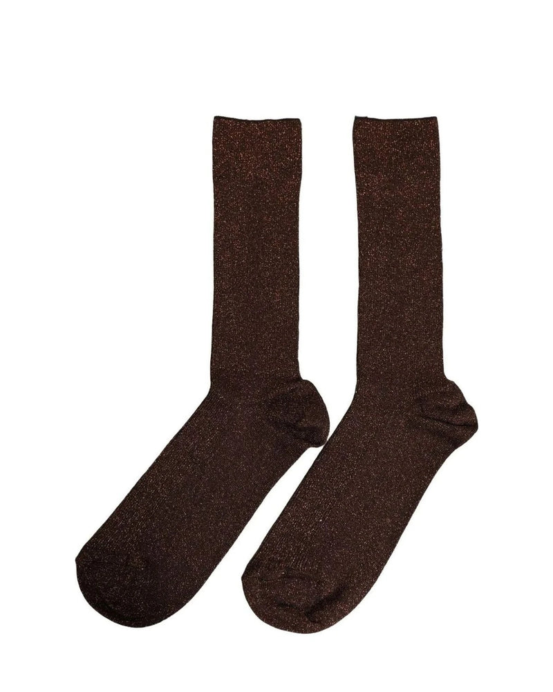 Dolce & Gabbana Dress Sock in brown, Viscose — view 4