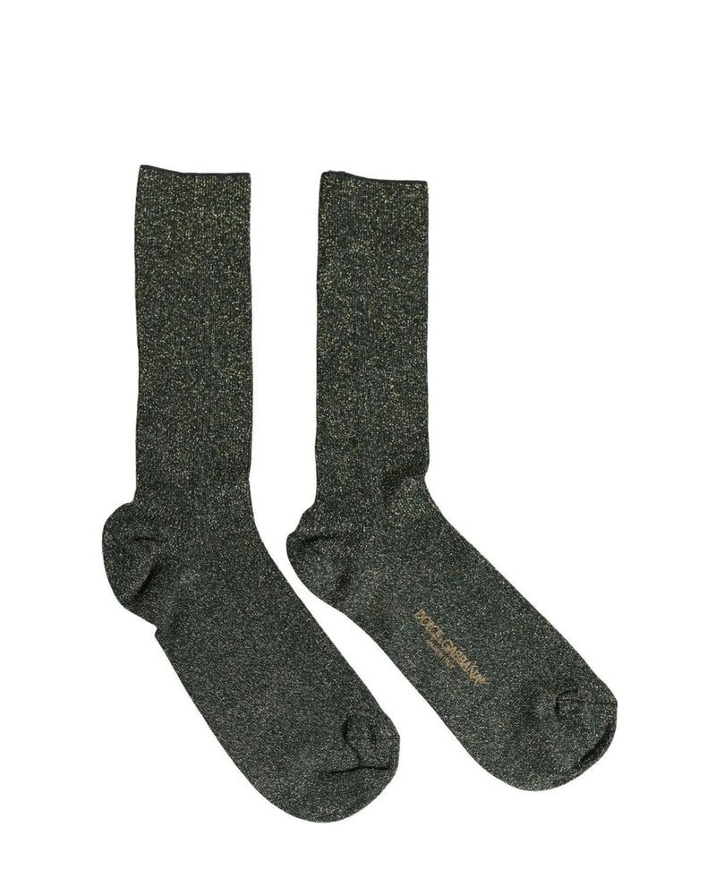 Dolce & Gabbana Dress Sock in bronze, Viscose — view 3