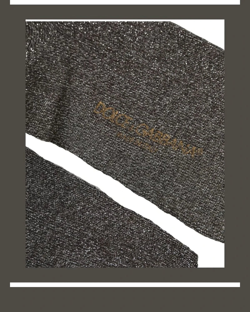 Dolce & Gabbana Crew Sock in gray, Viscose
