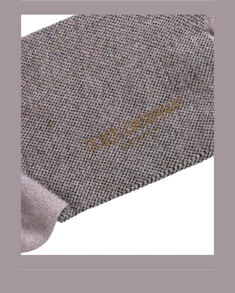 Dolce & Gabbana Crew Sock in gray, Viscose
