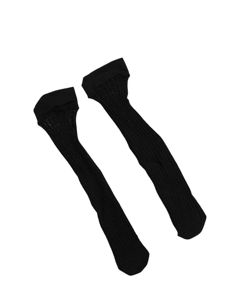 Dolce & Gabbana Knee Sock in black, Nylon — view 3