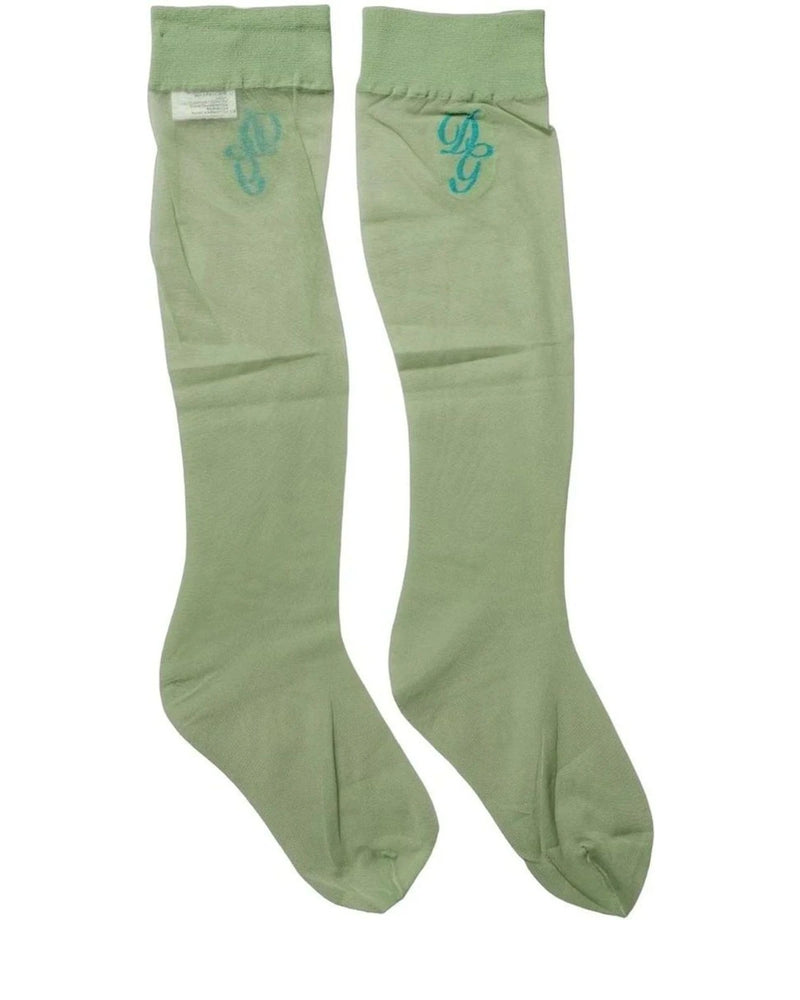Dolce & Gabbana Knee Sock in green — view 3