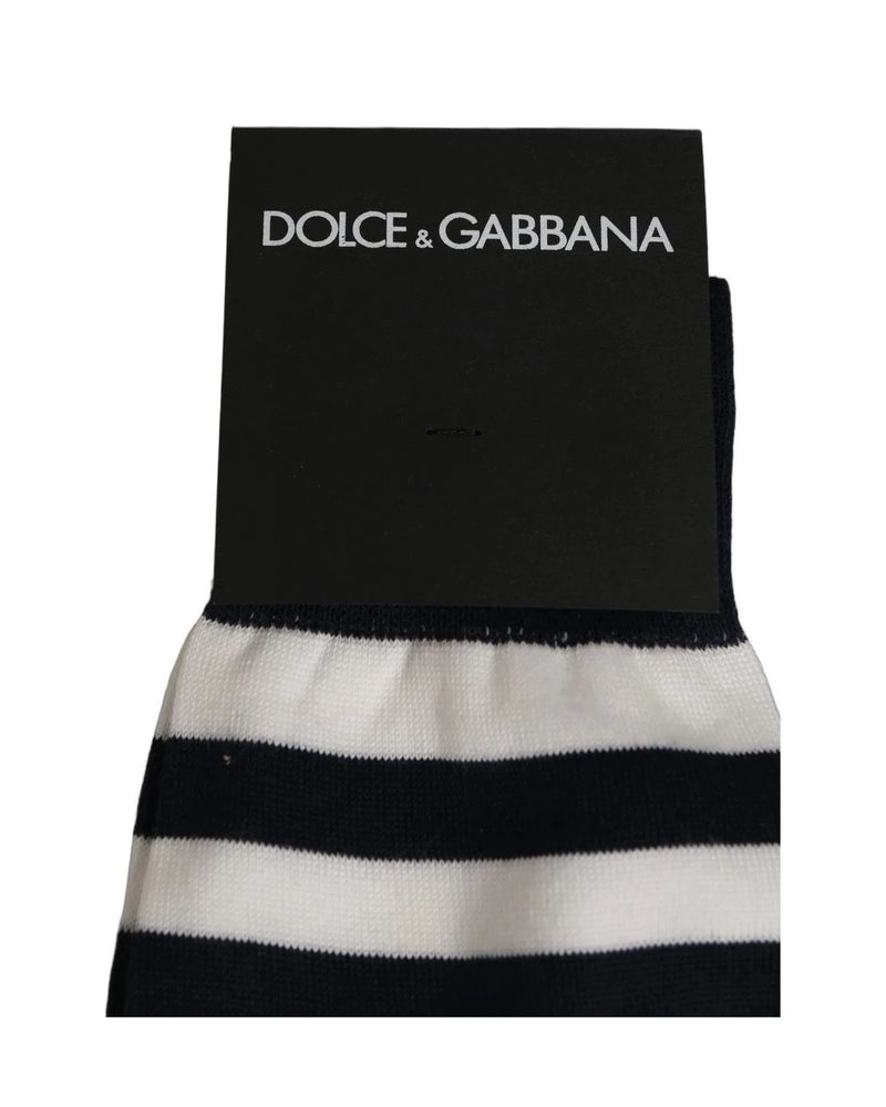 Dolce & Gabbana Crew Sock in black, Cotton