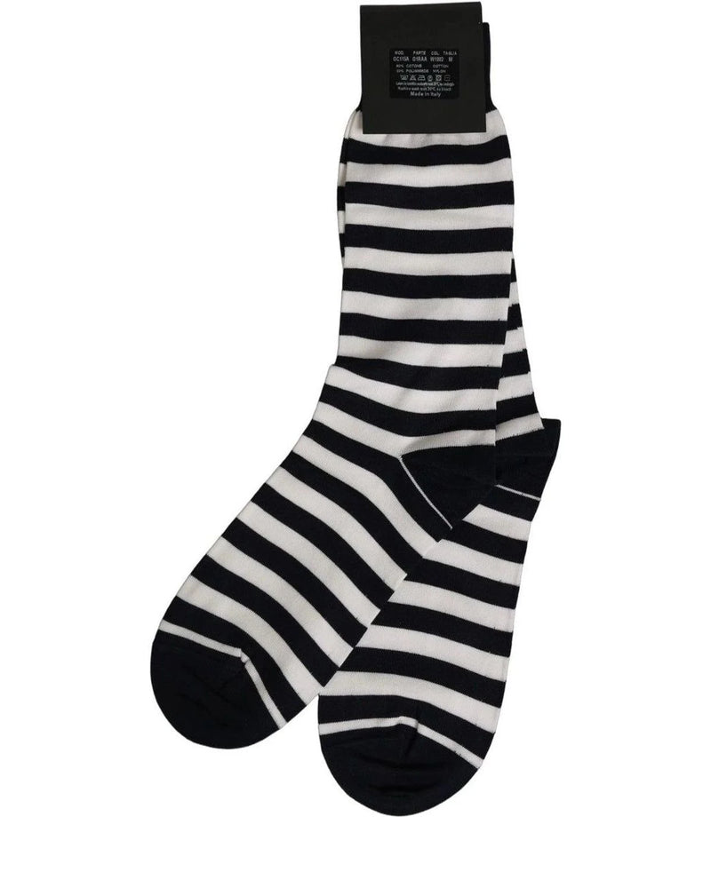 Dolce & Gabbana Crew Sock in black, Cotton — view 4