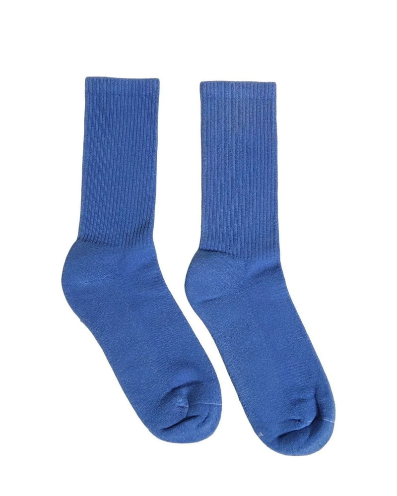 Dolce & Gabbana Crew Sock in blue, Cotton — view 4