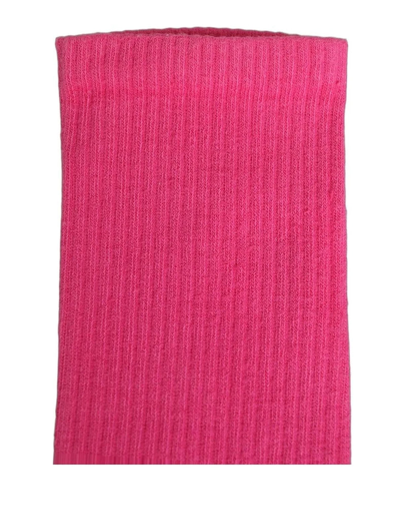 Dolce & Gabbana Crew Sock in pink, Cotton