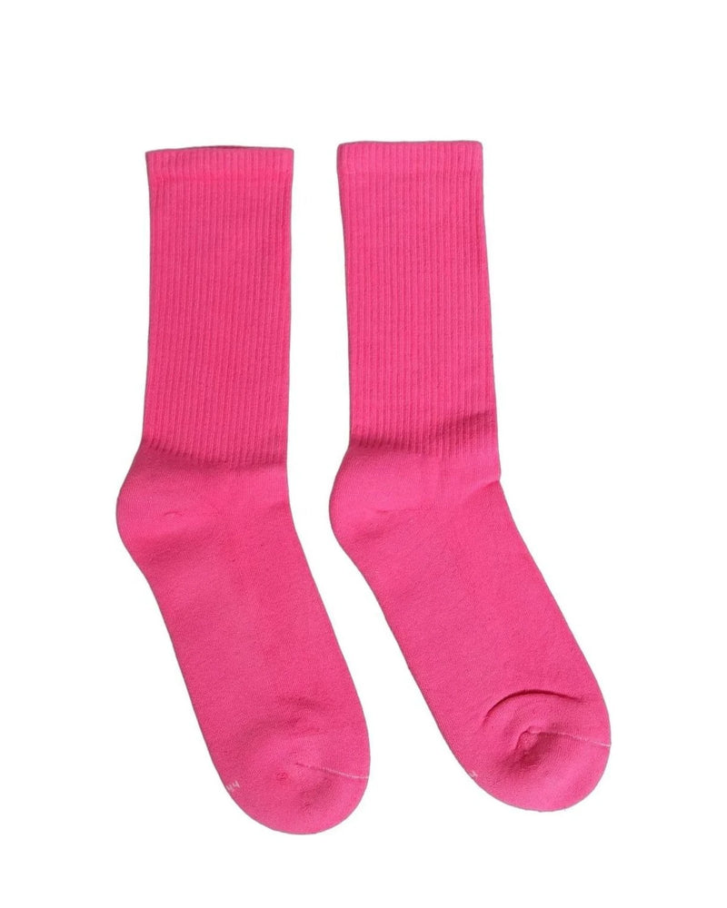 Dolce & Gabbana Crew Sock in pink, Cotton — view 4