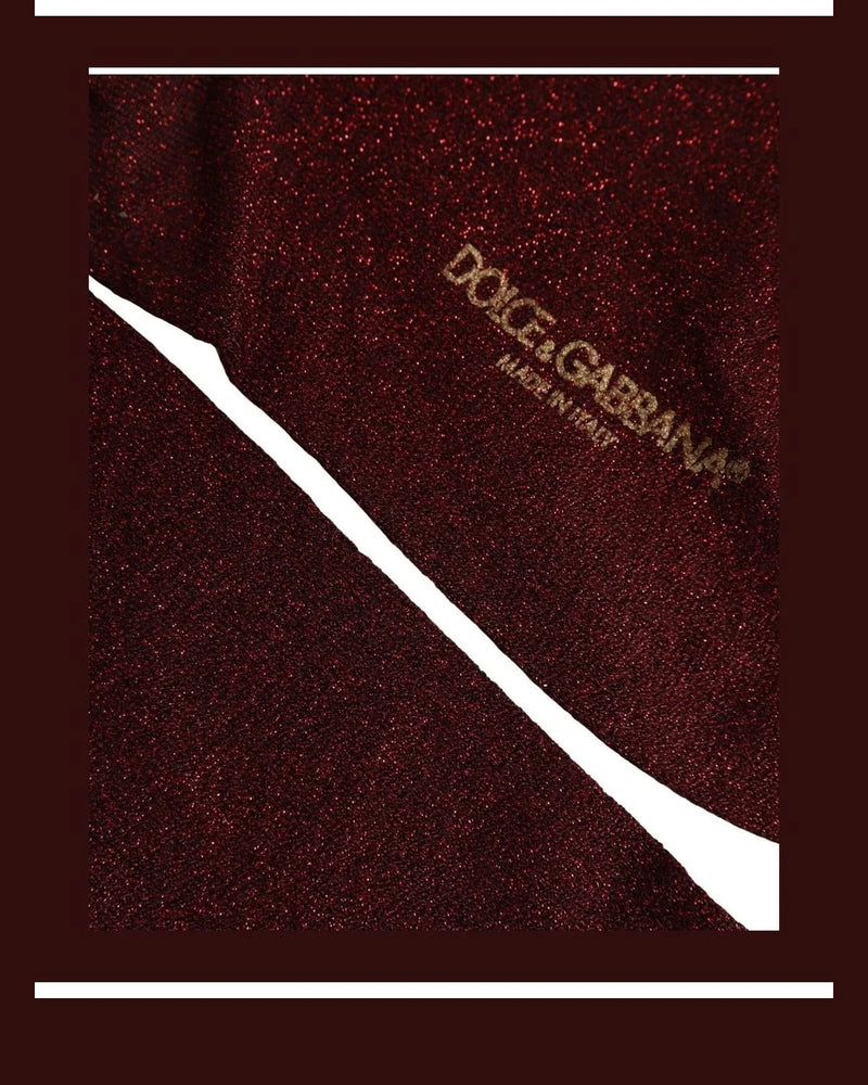 Dolce & Gabbana Dress Sock in red, Viscose