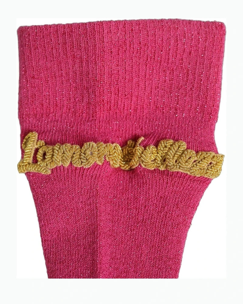 Dolce & Gabbana Crew Sock in pink
