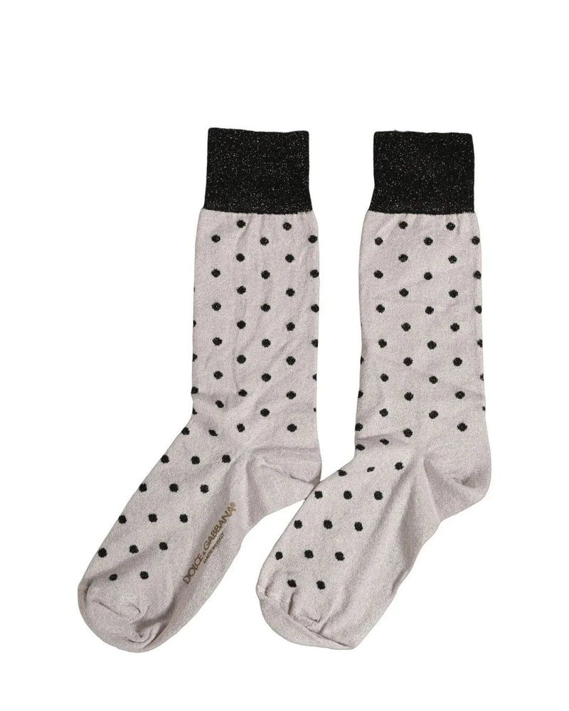 Dolce & Gabbana Ankle Sock in gray, Viscose — view 2