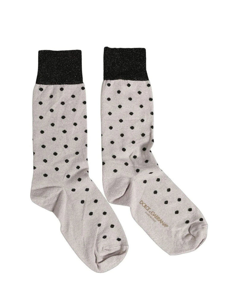 Dolce & Gabbana Ankle Sock in gray, Viscose — view 4