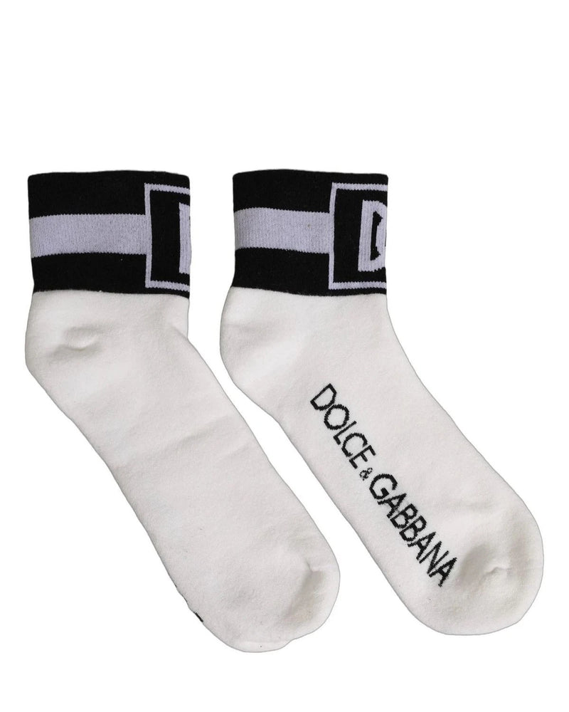 Dolce & Gabbana Ankle Sock in white — view 2