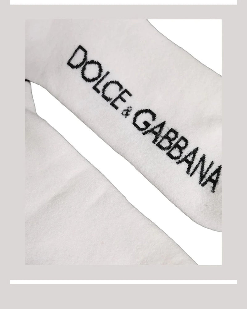 Dolce & Gabbana Ankle Sock in white — view 4