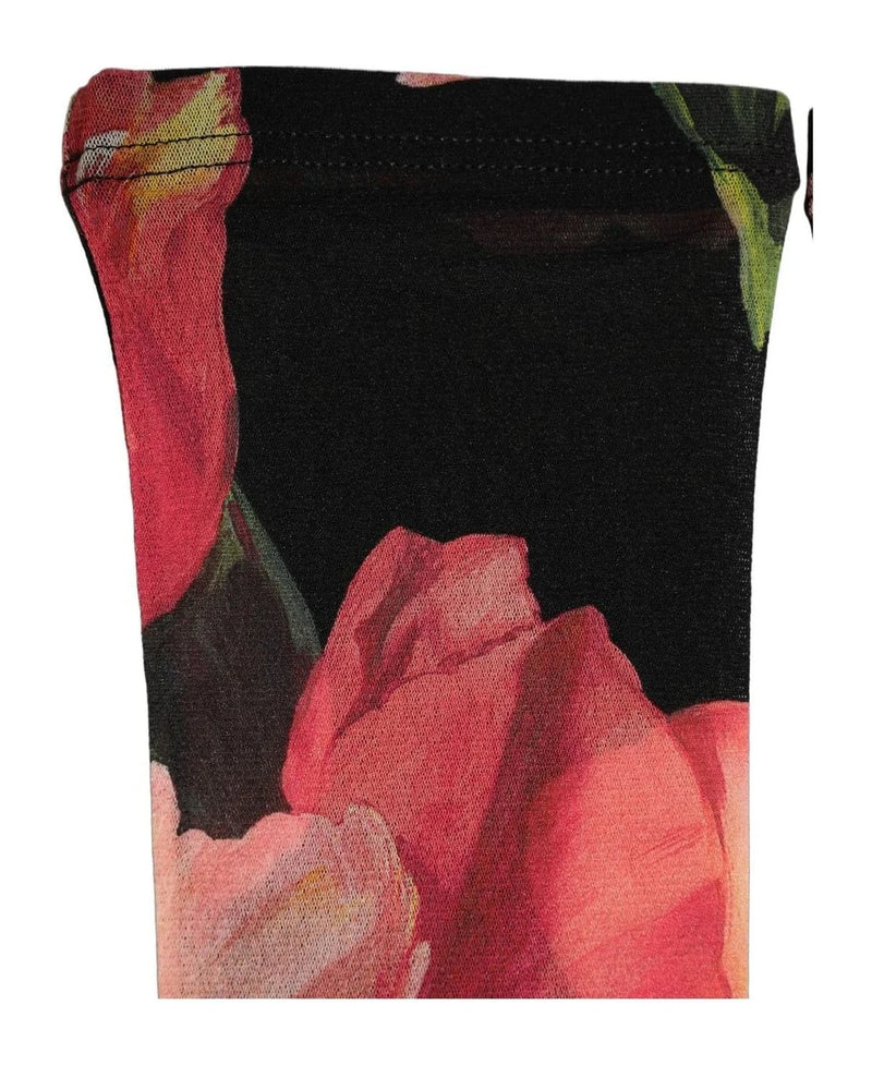 Dolce & Gabbana Knee Sock in black, Nylon — view 5