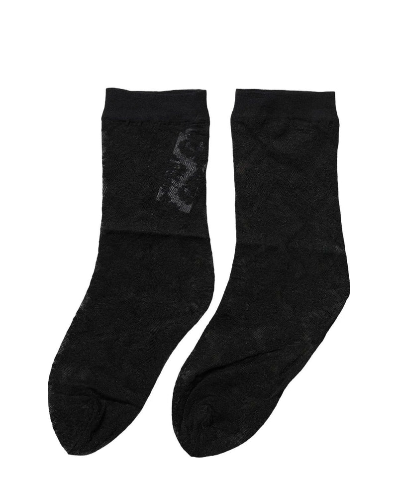 Dolce & Gabbana Ankle Sock in black, Nylon — view 2