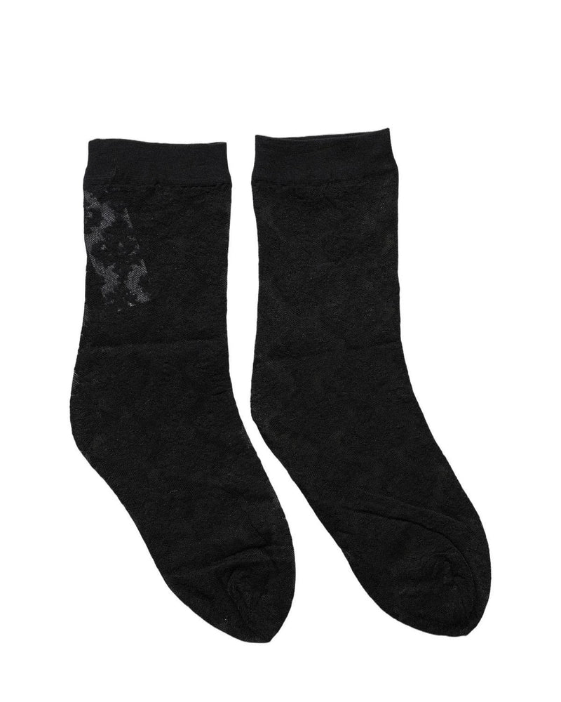 Dolce & Gabbana Ankle Sock in black, Nylon — view 4