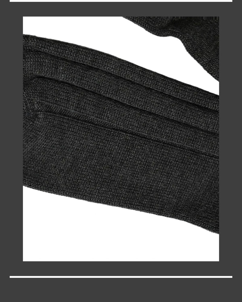 Dolce & Gabbana Knee Sock in gray, Wool — view 3