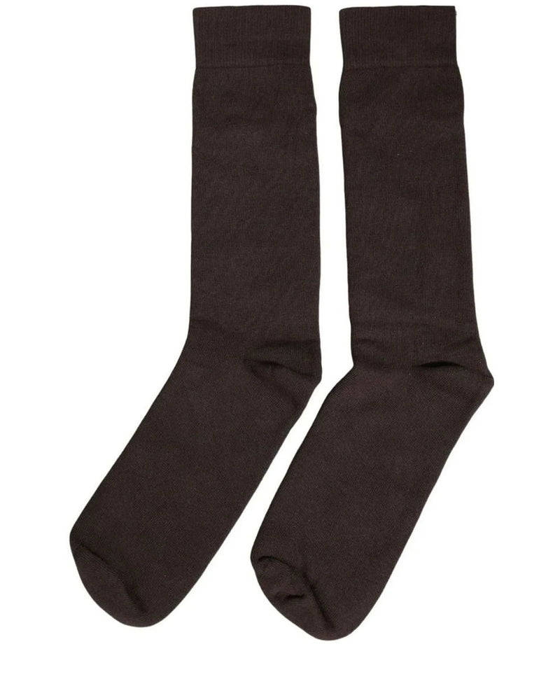 Dolce & Gabbana Dress Sock in brown, Cotton