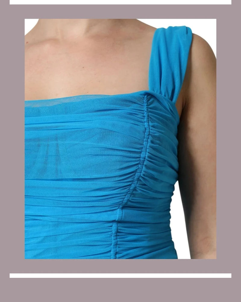 Dolce & Gabbana Dresse in blue, Nylon — view 7