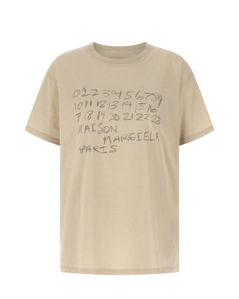 Maison Margiela T-Shirt in beige, Cotton