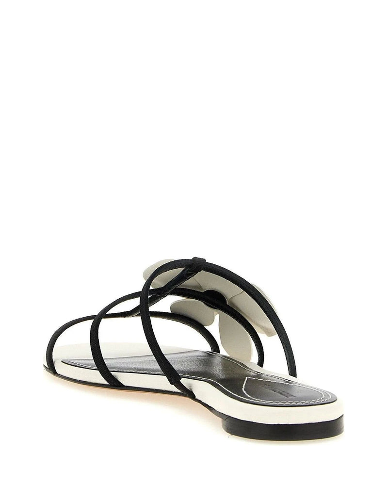 Zimmermann Slides in white, Leather — view 4