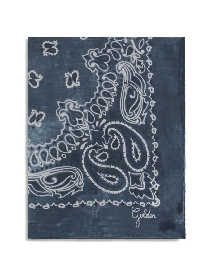 Golden Goose Scarves & Shawl in blue, Silk