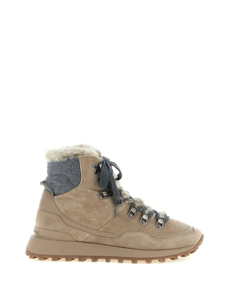 Brunello Cucinelli Ankle Boots in beige, Calfskin Leather