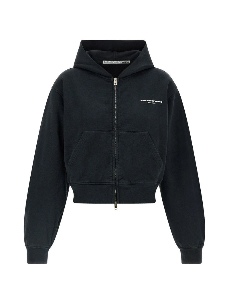 Alexander Wang Hoodie in black, Cotton