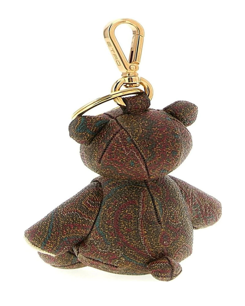 Etro Keychain in brown, Cotton — view 2