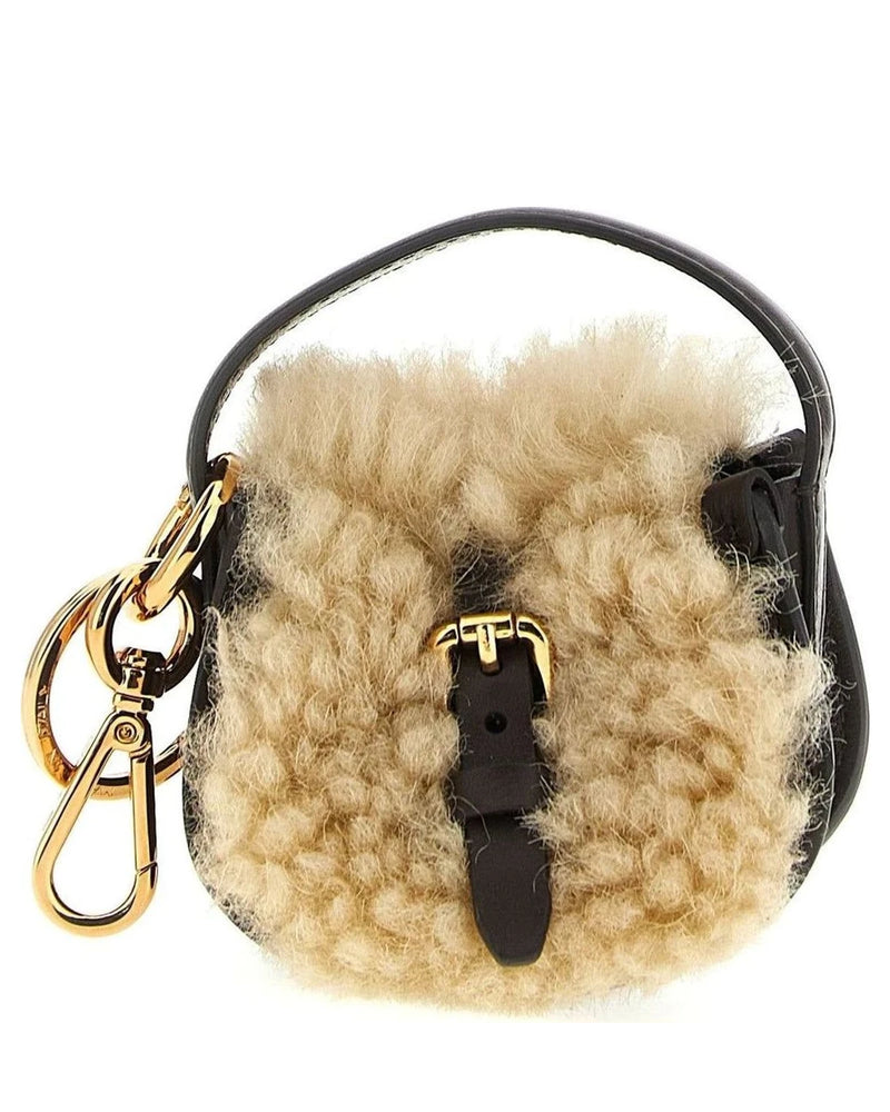 Etro Keychain in multicolor, Calfskin Leather