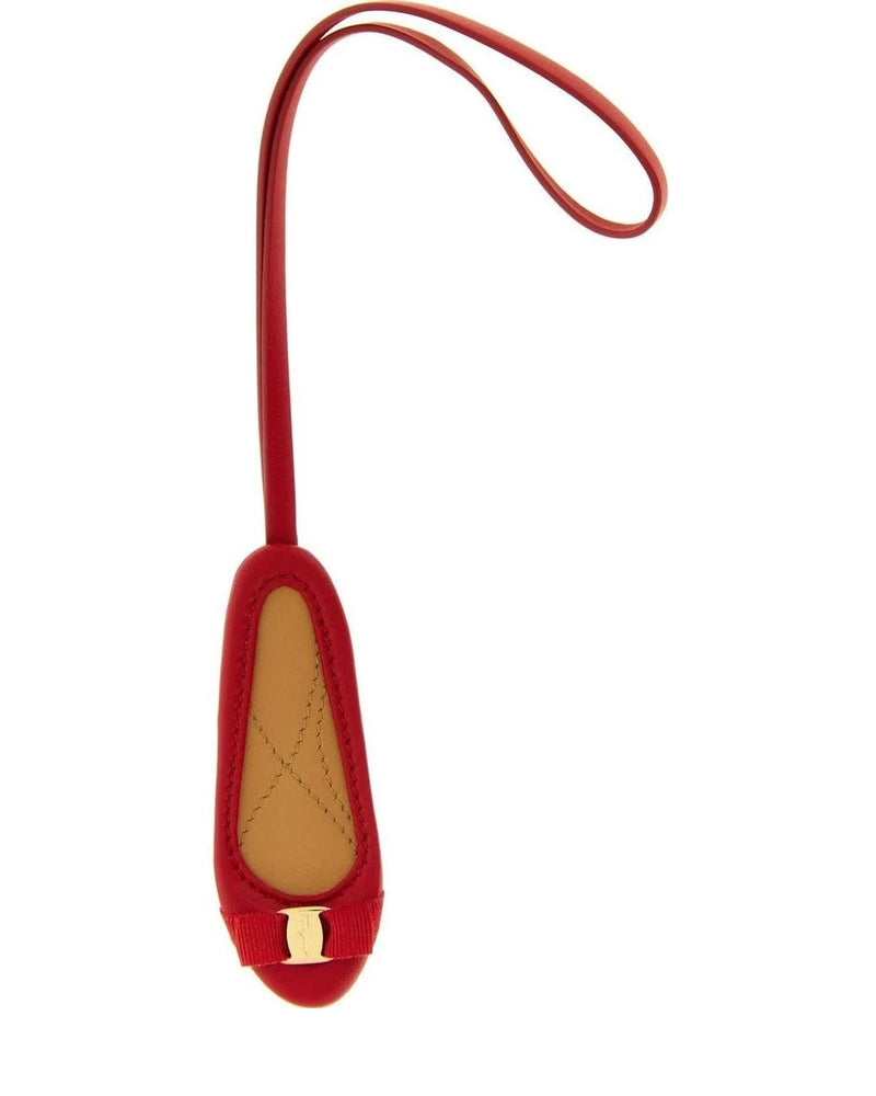 Ferragamo Keychain in red