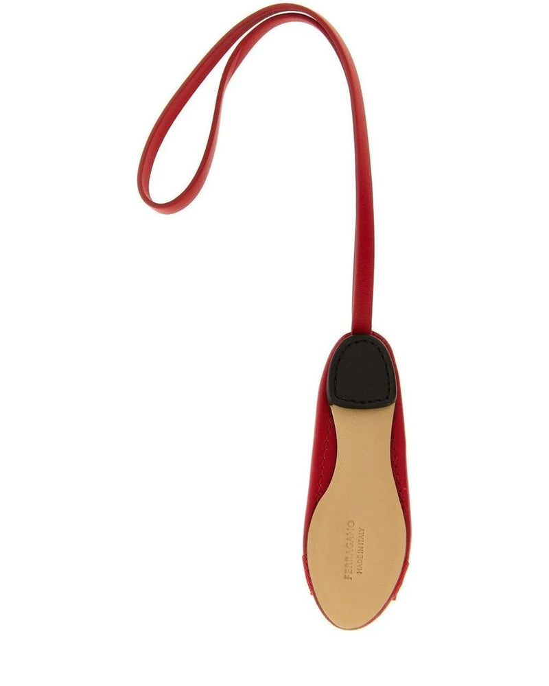 Ferragamo Keychain in red — view 2