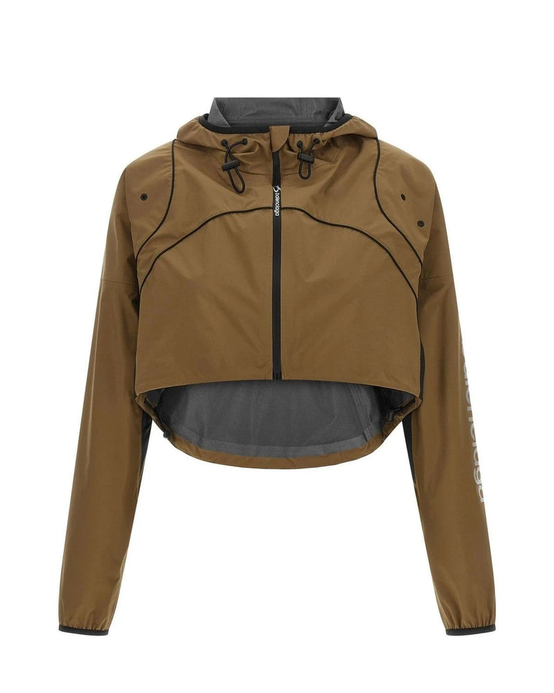 Balenciaga Windbreaker in brown, Polyester