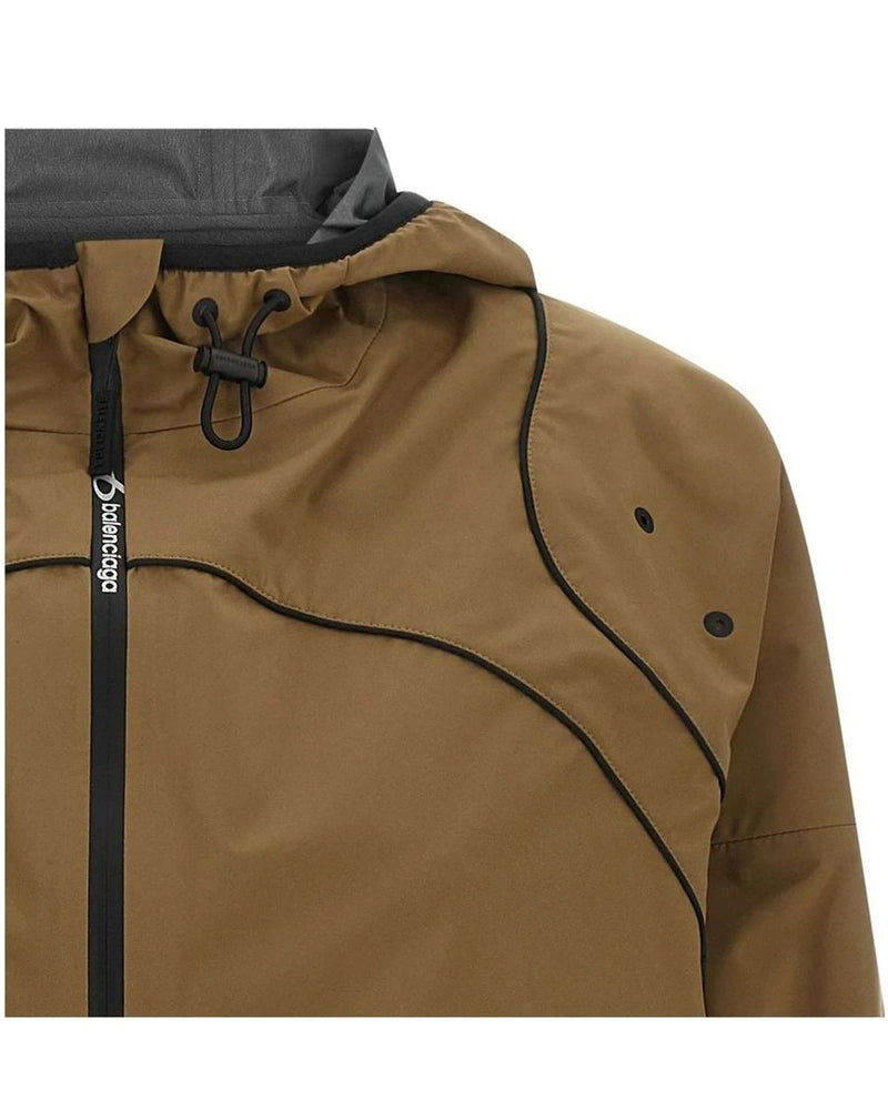 Balenciaga Windbreaker in brown, Polyester — view 3