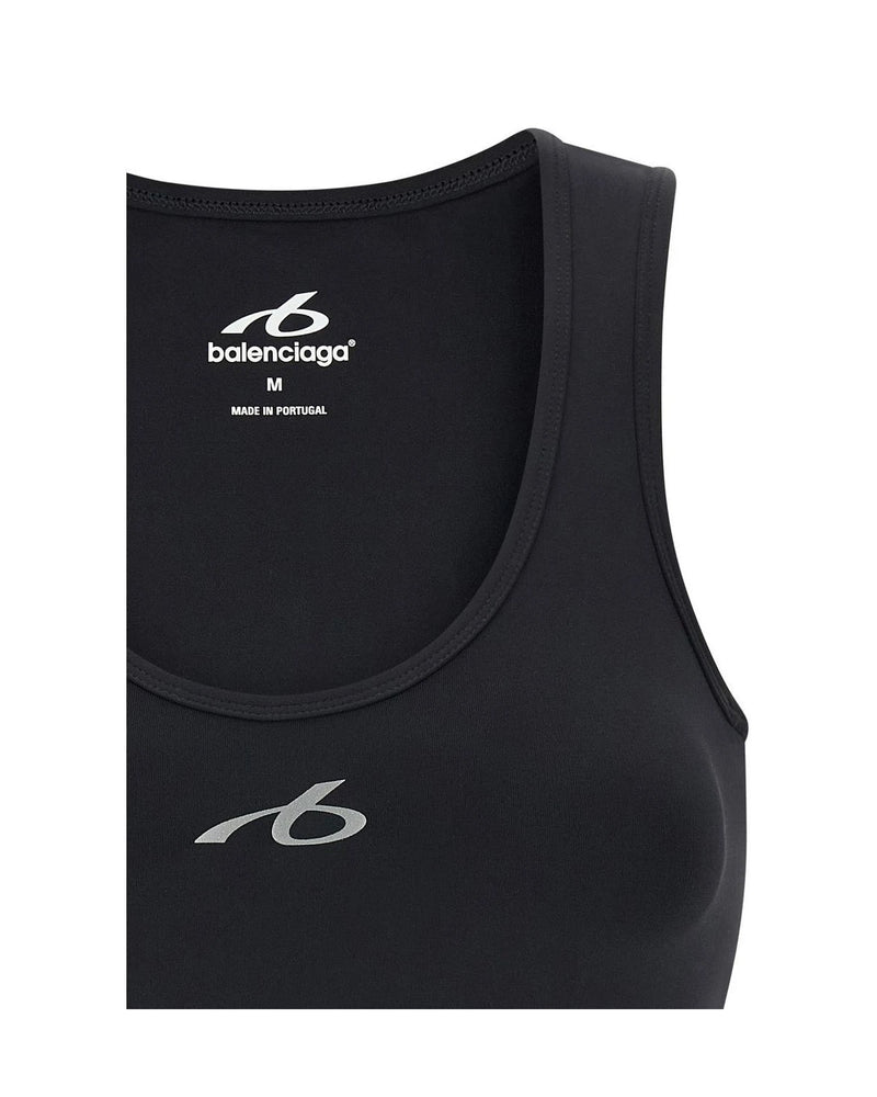 Balenciaga Black Sports Bra