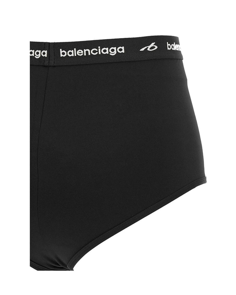 Balenciaga High Waisted Brief in black, Polyamide — view 4