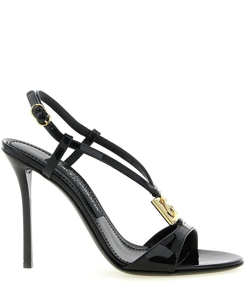 Dolce & Gabbana Sandals in black, Calfskin Leather