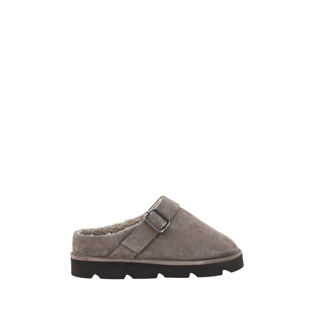 حذاء فرو من Brunello Cucinelli