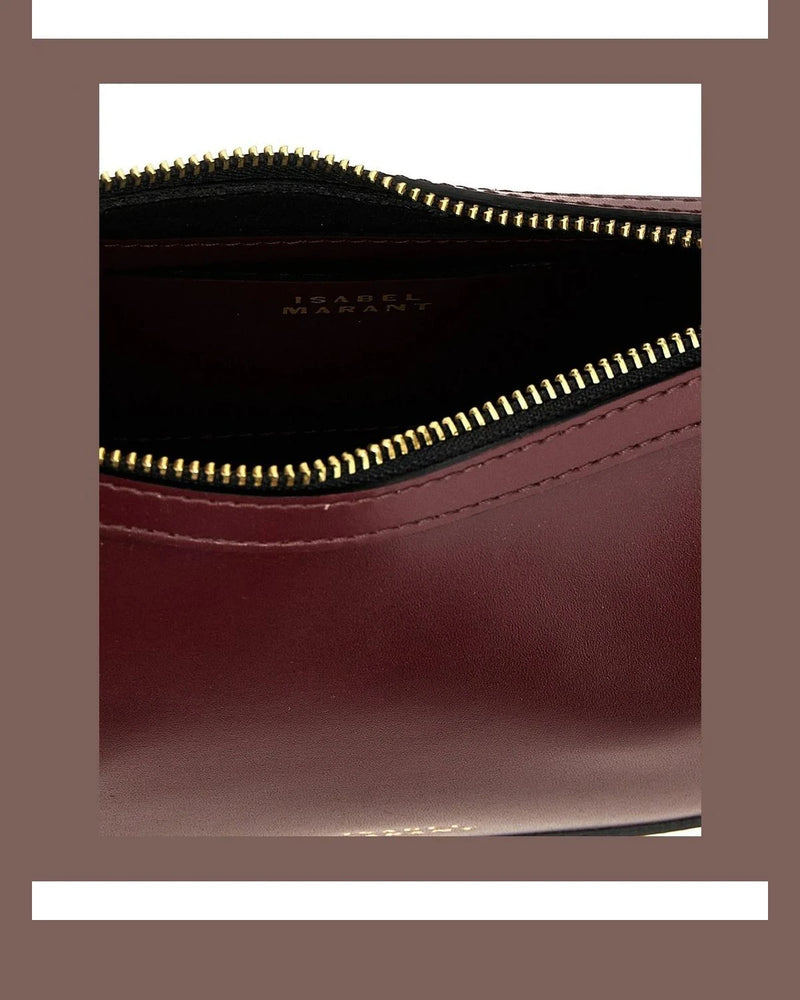 Isabel Marant Shoulder Bag in red, Cow Leather — view 4