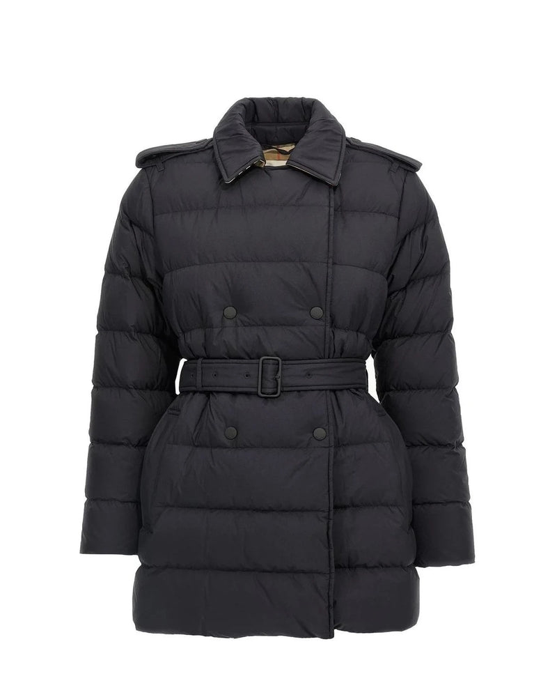 Burberry Puffer Jacket in black, Polyamide — view 2
