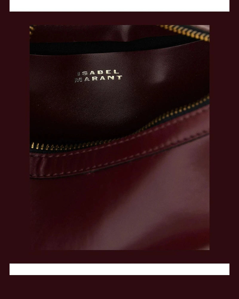 Isabel Marant Shoulder Bag in red, Calfskin Leather — view 4