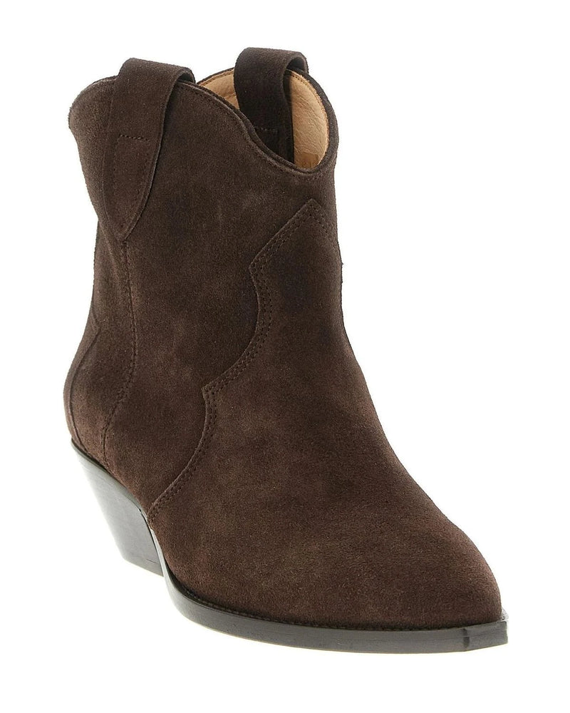Isabel Marant Chelsea Boots in brown, Calfskin Leather — view 2